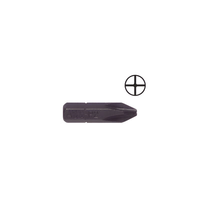 CRL 1/4" Hex Phillips Insert Bit No. 2 Point
