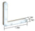 CRL Corner Key - 1.28" Leg; .180" Width - Bulk 100/Pk