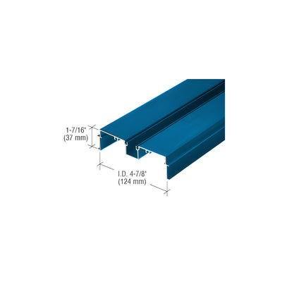 CRL 487 Powder Coated OfficeFront™ Deep Pocket Wall Jamb/Head - 24'-2"
