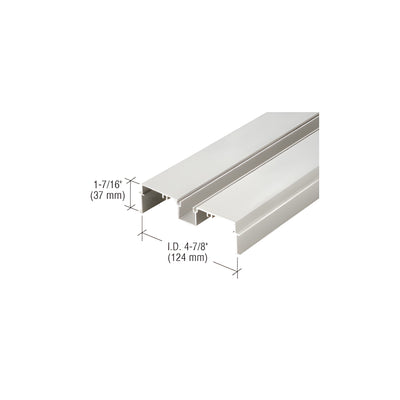 CRL 487 Clear Anodized OfficeFront™ Deep Pocket Wall Jamb/Head - 24'-2"