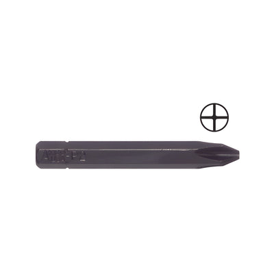 CRL 1/4" Hex Long Phillips Insert Bit No. 2 Point
