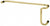 CRL Brass 10" x 33" Back-to-Back Offset Combination Push and Pull Handle Set