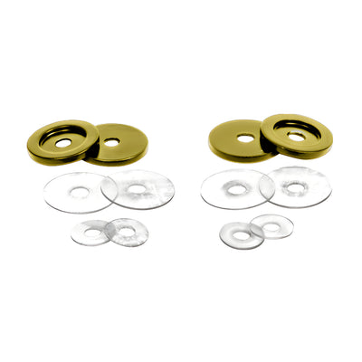 CRL Polished Brass Replacement Washers for Back-to-Back Solid Pull Handle