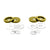 CRL Polished Brass Replacement Washers for Back-to-Back Solid Pull Handle