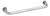 CRL Polished Chrome 18" BM Series Tubular Single-Sided Towel Bar