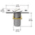 CRL Polished Chrome Dust Proof Keeper Locking Option