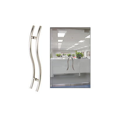 CRL Polished Stainless 36" Extra Length Left Handed "S" Ladder Style Back-to-Back Pull