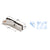 CRL Brushed Stainless Right Offset Top Door Patch Fitting