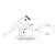 CRL Satin Anodized 4" x 82.5" Double Door Header