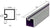 CRL Satin Anodized 146" End Post Extrusion
