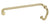 CRL Satin Brass 6" Pull Handle and 18" Towel Bar BM Series Combination With Metal Washers