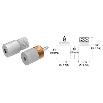 CRL Satin Chrome Anchor Set
