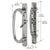 CRL Satin Nickel 8-1/2" Mortise - Style Handle