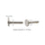 CRL Satin Nickel BMNW Stud Replacement Set