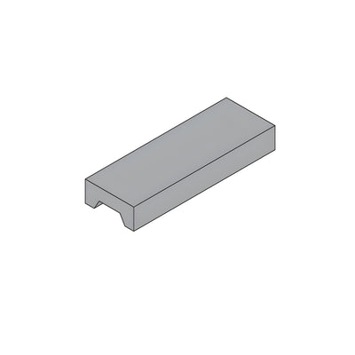 CRL - U.S. Aluminum Series 45X 4" Setting Block for Interior Glazing - 100/Pk
