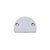 CRL Silver Metallic 300X Series Decorative End Cap