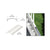 CRL Sky White 100 Series 3-7/8" Picket Spacer