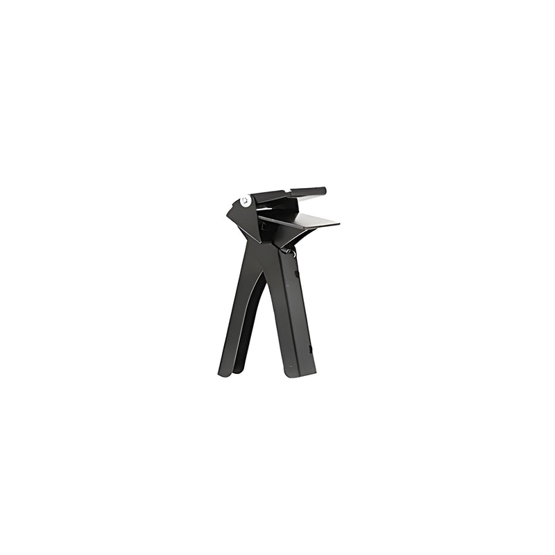 A black manual tube dispenser handle designed for controlled sealant application.