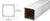 CRL Metallic Silver Standard 4" x 4" Square 48" Long Post