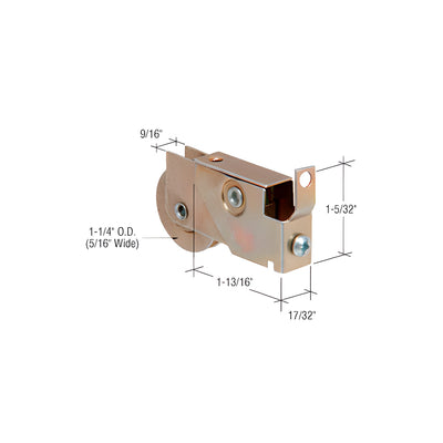 CRL 1-1/4" Steel Ball Bearing Sliding Glass Door Roller