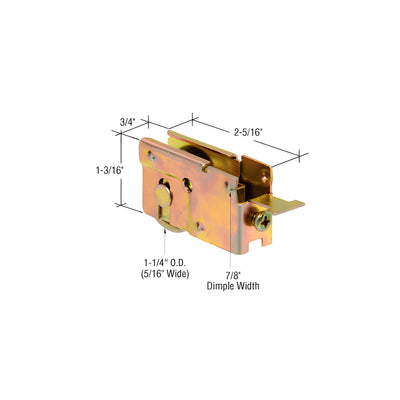 CRL 1-1/4" Steel Sliding Glass Door Roller with 3/4" Wide Housing for Marshall Aluminum Doors