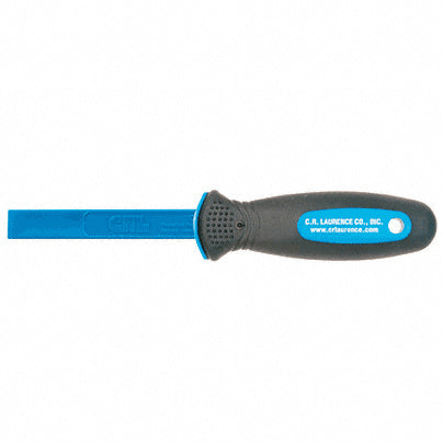 A CRL stick tool featuring a blue chisel end and a black ergonomic handle.