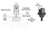 CRL Floor Mounted Closer 1/8" Collar Height Tapered Type Spindle