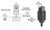 CRL Floor Mounted Closer 3/4" (19.1mm) Collar Height Tapered Type Spindle