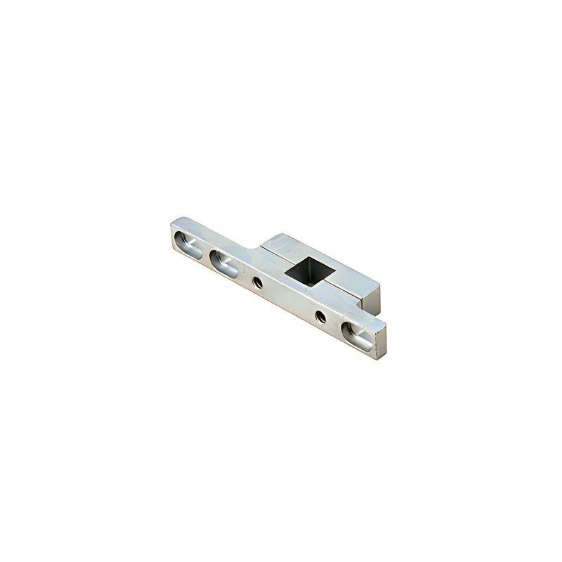 A metallic CRL top closer insert featuring a square center opening for a 9/16 inch spindle.