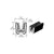 CRL 7/16" x 3/8" Universal Channel - 500' Roll