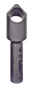 A close-up view of a Weldon 25/64 inch countersink tool with a 1/4 inch round shank designed for No. 10 screws.