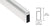 CRL White 3/4" x 1/4" Extruded Screen Frame