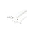 CRL 487 White KYNAR OfficeFront™ Deep Pocket Glazing Insert - 24'-2"