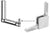 CRL White Square Storm Window Corner for CRL - Sash Square Cut Fabrication