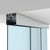 CRL50 Series Two Panel Telescoping Behind Fixed Panel Ceiling Mount Kit - Left Stacking Direction