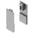 CRL70 Series Top Track Wall Mount Kit End Cap