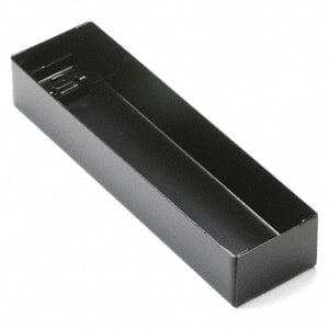 A black rectangular replacement cement case for CRL8500 series door closers shown from an elevated angle.