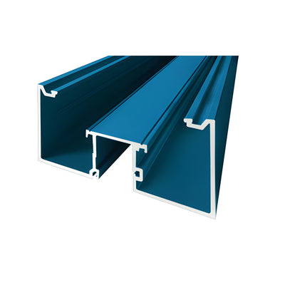 CRL-U.S. Aluminum Custom KYNAR® Paint Door Jamb Deep Pocket Less Screw Spline - 24'-2"