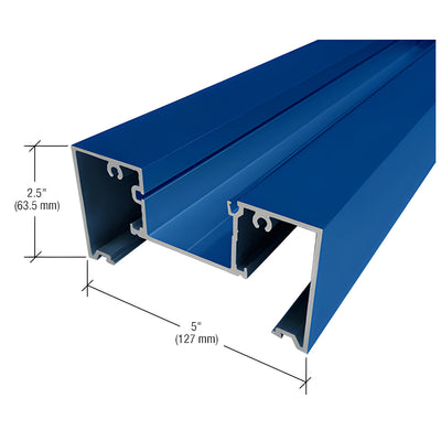 CRL-U.S. Aluminum Custom KYNAR® Paint Head/Jamb for 1-5/16" Glass - 24'-2"