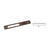 CRL Dark Bronze Flat Faceplate for MS1853 Series Long Throw Deadlocks