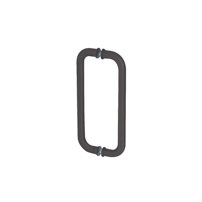 CRL Dark Bronze 10" Back-to-Back Glass Mounted Standard Pull Handle