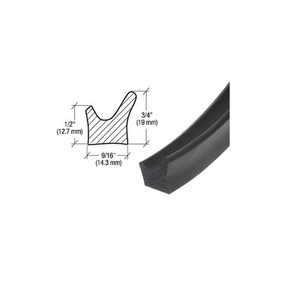 CRL Various GM Cars Door Flange Weatherstrip for 9/16" Width