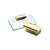 CRL Gold Plated 2-3/4" Long No-Drill Shelf Clamp for 3/8" Glass