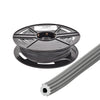 A 500-foot roll of gray, serrated hollow core vinyl screen retainer spline.
