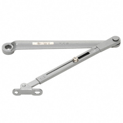 An aluminum LCN 4040 series regular closer arm assembly for surface door closers.