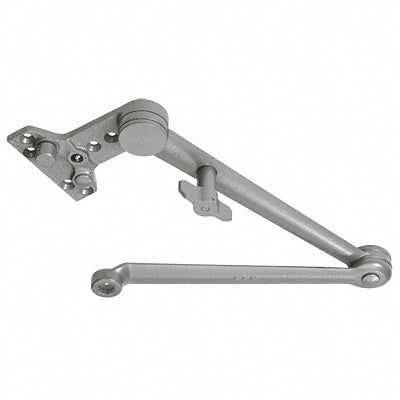 An aluminum LCN Hold Open Cush-N-Stop parallel arm for 4040 series surface door closers.