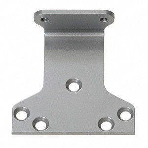 A flat, aluminum LCN parallel arm shoe bracket with multiple pre-drilled mounting holes.