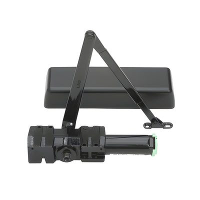 LCN Black ANSI Grade 1 Adjustable Spring Power Multi-Size Size 1 - 6 Surface Mounted Door Closer