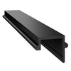 A close-up view of the matte black Cielo post filler showing its extruded profile shape.