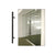 CRL Matte Black 42" Extra Length Ladder Style Single-Sided Pull Handle